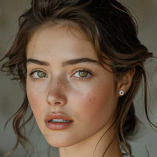 זוג עגילים חישוק לבבות מכסף דגם H5