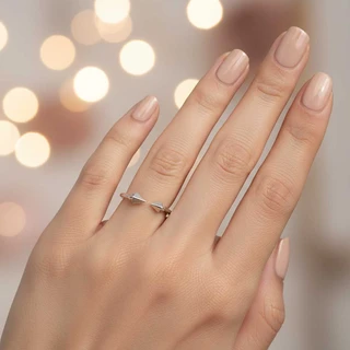 טבעת חצים מכסף