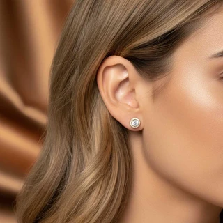 זוג עגילים אלין גולדפילד