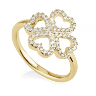 טבעת תילתן גולדפילד משובץ