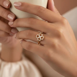 טבעת תילתן גולדפילד משובץ