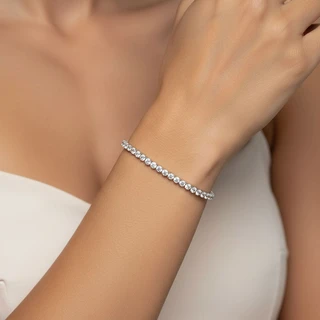 צמיד טניס מפלדת אל חלד דגם B220