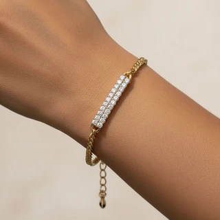 צמיד גורמט נינה גולדפילד משובץ