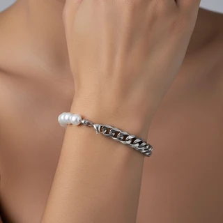 צמיד קאיה גורמט עם פנינים מלאכותיים