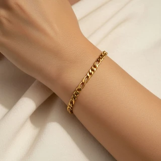 צמיד גורמט B300 בציפוי זהב