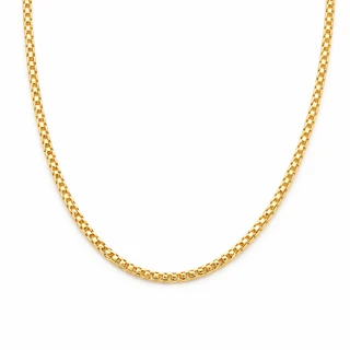 שרשרת N2 מ"מ3 בציפוי גולדפילד