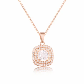 שרשרת קיילי רוז גולד משובץ