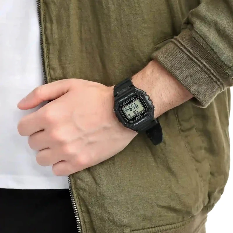 שעון יד דיגיטלי קסיו דגם – CASIO W-218H-1AVDF שעון יד דיגיטלי קסיו דגם - CASIO W-218H-1AVDF