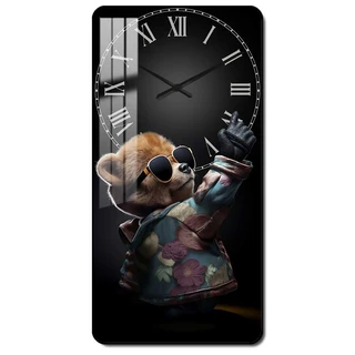 תמונת קריסטל פורצלן עם שעון קיר דגם WCP23