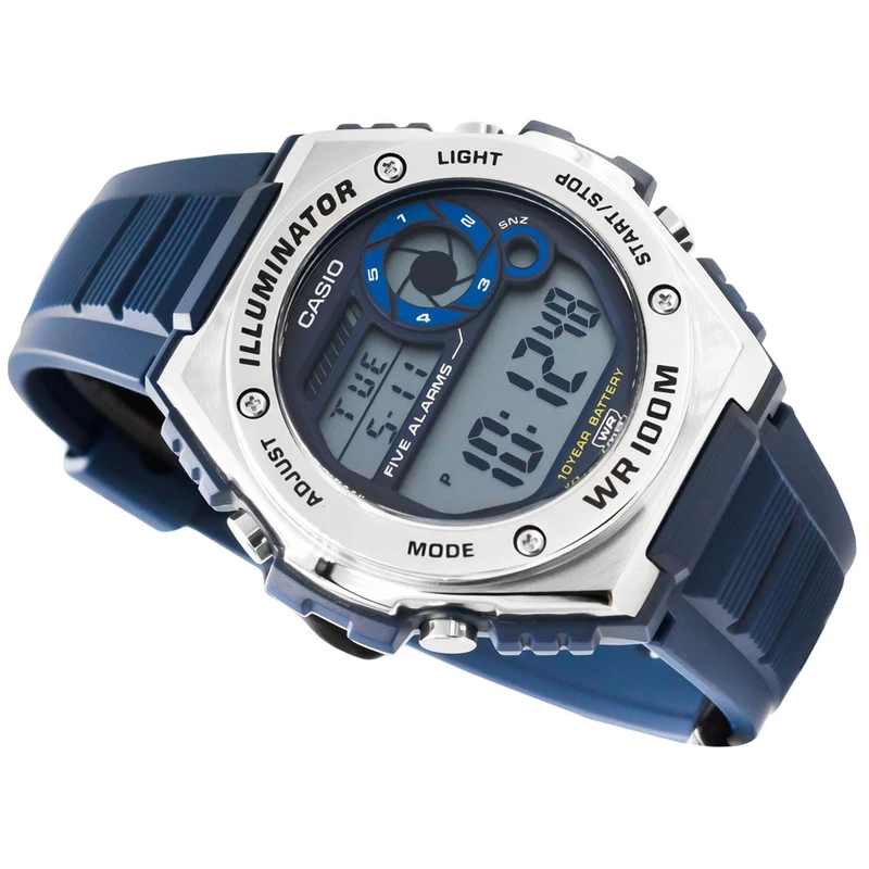 שעון יד דיגיטלי קסיו דגם - CASIO MWD-100H-2AVDF שעון יד דיגיטלי קסיו דגם - CASIO MWD-100H-2AVDF