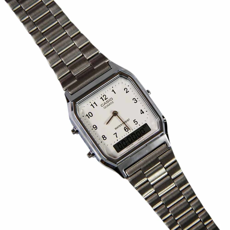 שעון יד דיגיטלי ואלוגי קסיו דגם - CASIO AQ-230A-7BMQ שעון יד דיגיטלי ואלוגי קסיו דגם - CASIO AQ-230A-7BMQ