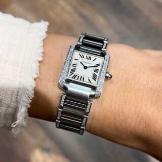 שעון קרטיה יד 2 - CARTIER TANK FRANCAISE 2384