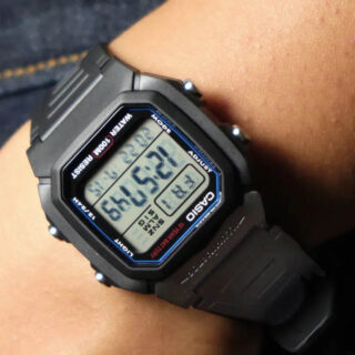 שעון יד דיגיטלי קסיו דגם - CASIO W-800H-1AVDF