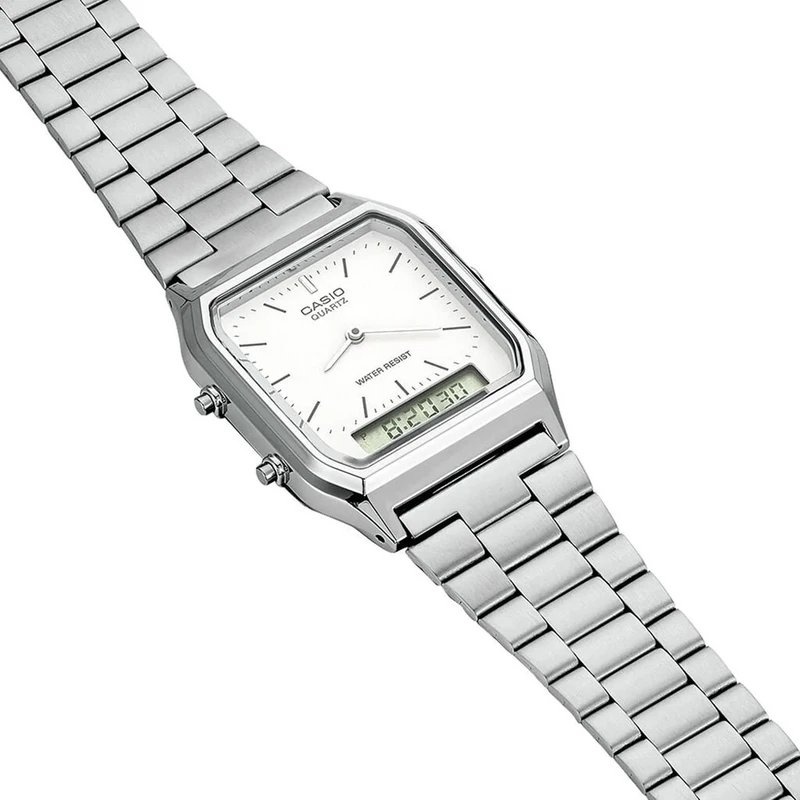 שעון יד דיגיטלי ואלוגי קסיו דגם - CASIO AQ-230A-7DMQ שעון יד דיגיטלי ואלוגי קסיו דגם - CASIO AQ-230A-7DMQ