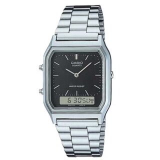 שעון יד דיגיטלי ואלוגי קסיו דגם - CASIO AQ-230A-1DMQ