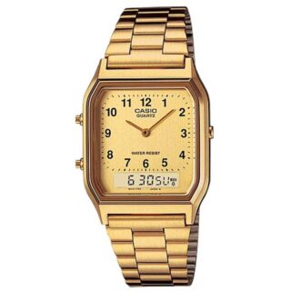 שעון יד דיגיטלי ואלוגי קסיו דגם - CASIO AQ-230GA-9BMQ