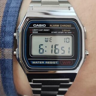 שעון יד דיגיטלי קסיו דגם - CASIO A158WA-1DF