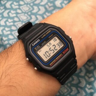 שעון יד אנלוגי קסיו דגם – CASIO W-59-1VQ