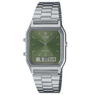 שעון יד דיגיטלי ואלוגי קסיו דגם – CASIO AQ-230A-3AMQYDF