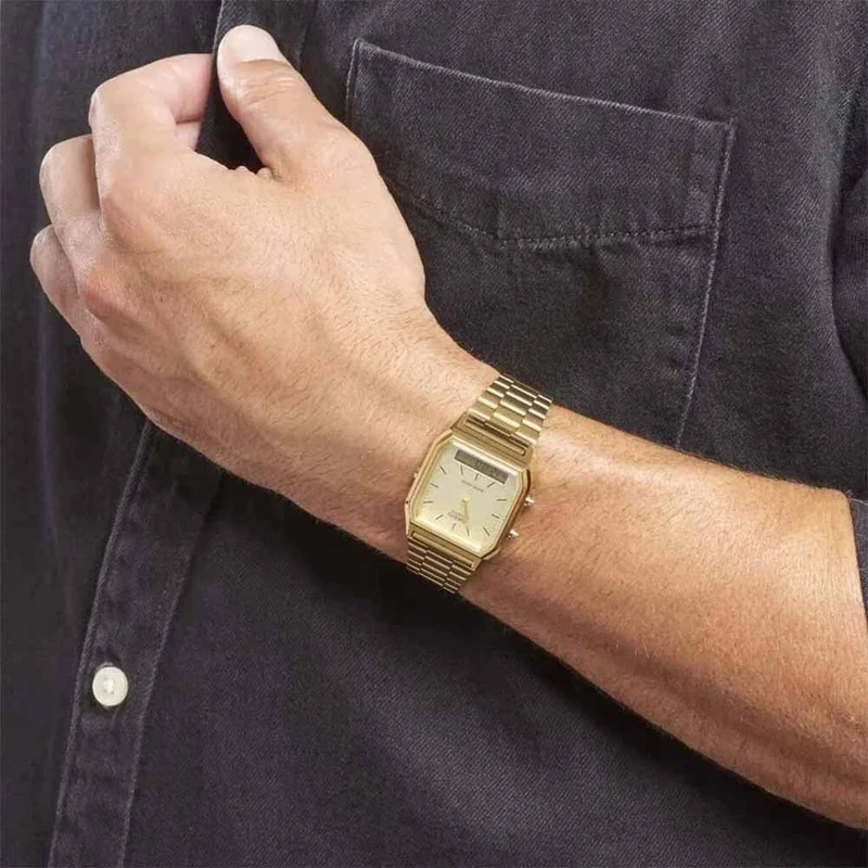 שעון יד דיגיטלי ואלוגי קסיו דגם – CASIO AQ-230GA-9DMQ שעון יד דיגיטלי ואלוגי קסיו דגם – CASIO AQ-230GA-9DMQ