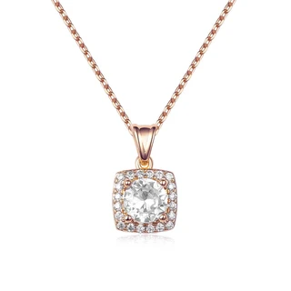 שרשרת לינדה רוז גולד משובץ