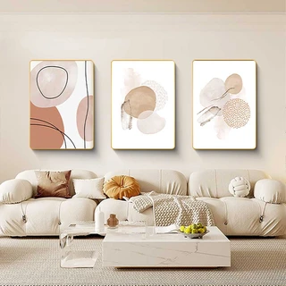 סט שלישיית תמונות קיר מעוצבות קריסטל פורצלן דמוי זכוכית דגם SWP3