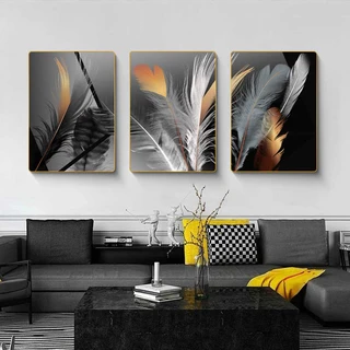 סט שלישיית תמונות קיר מעוצבות קריסטל פורצלן דמוי זכוכית דגם SWP6