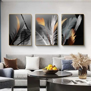 סט שלישיית תמונות קיר מעוצבות קריסטל פורצלן דמוי זכוכית דגם SWP6