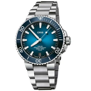 שעון אוריס יד 2 - ORIS AQUIS DATE CALIBRE 400 BLUE