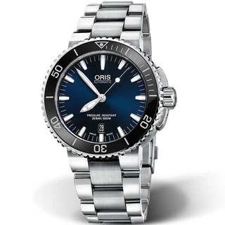 שעון אוריס יד 2 - ORIS AQUIS DATE 43 BLUE