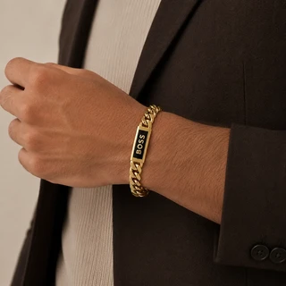 צמיד לגבר הוגו בוס - HUGO BOSS 1580680M