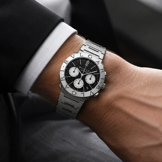 שעון בולגרי יד 2 - BULGARI CHRONOGRAPH BB38SSCH