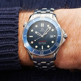 שעון אומגה יד 2 - OMEGA SEAMASTER 300 BLUE